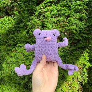 Crochet Silly Frog Plush